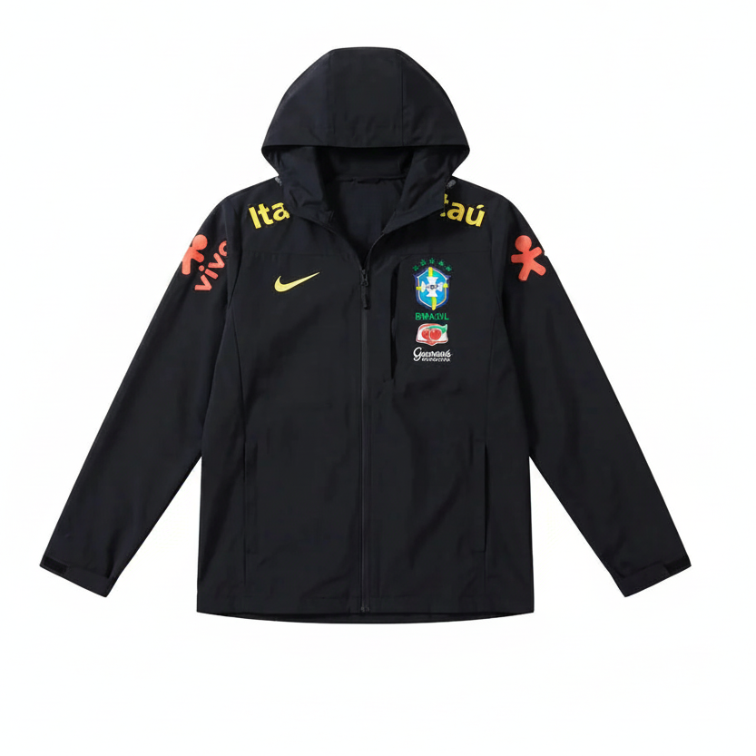 Veste Imperméable du Brésil Noir