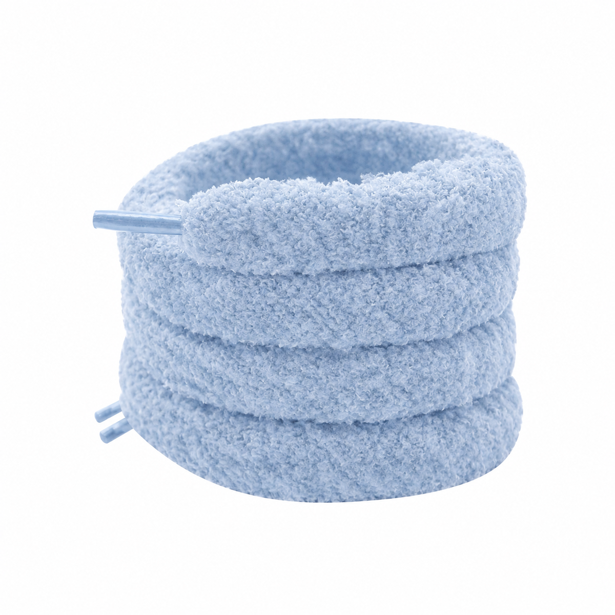 Lacet Peluche Bleu