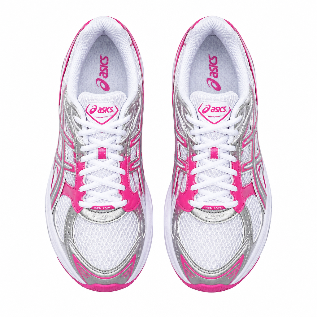 ASICS Gel-1130 Pink White - Vue dessus