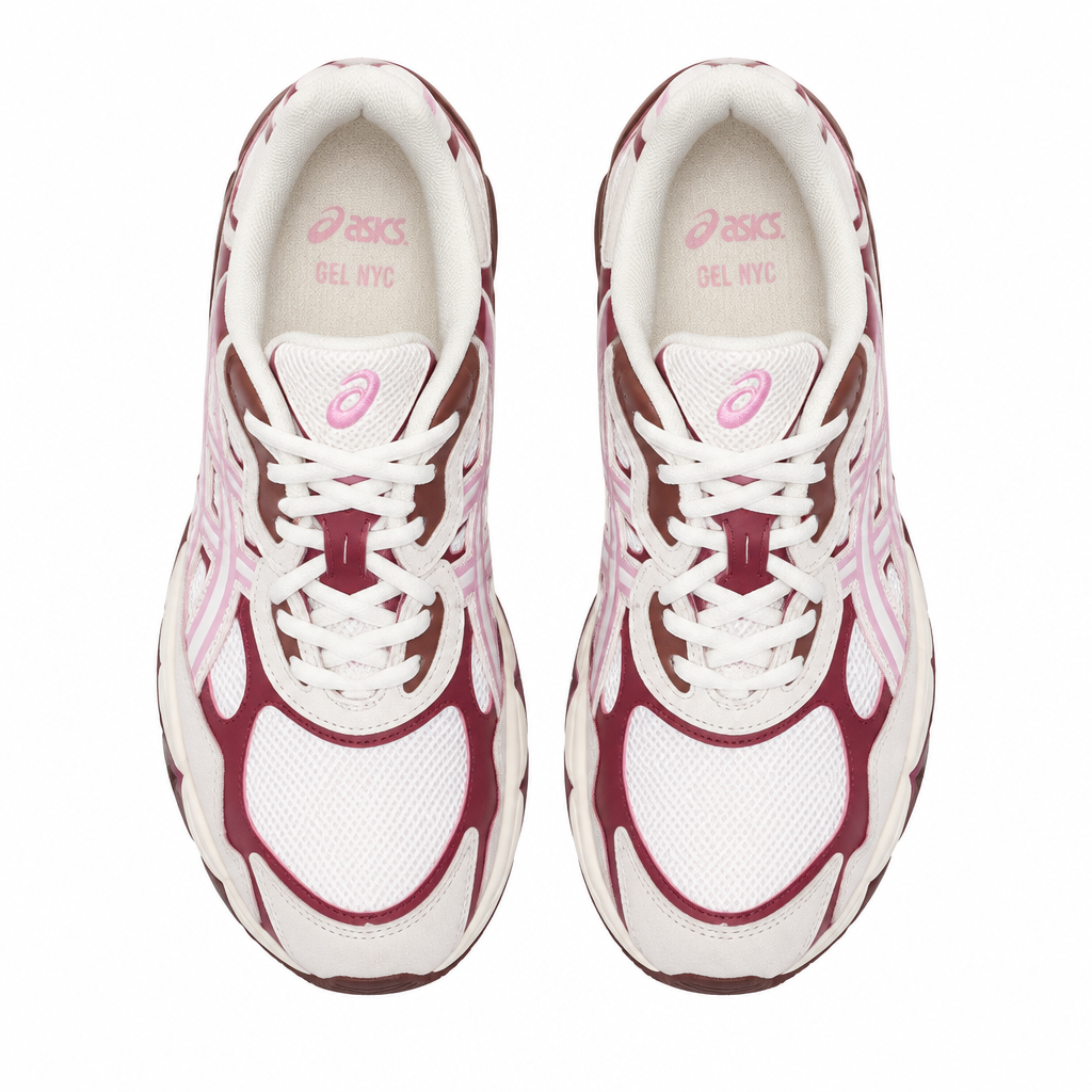 ASICS GEL NYC Cream Sweet Pink - Vue dessus
